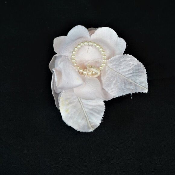 Estate Find Flower Decorations Bow Ribbon Appliques Craft Supply Wedding - Picture 8 of 11